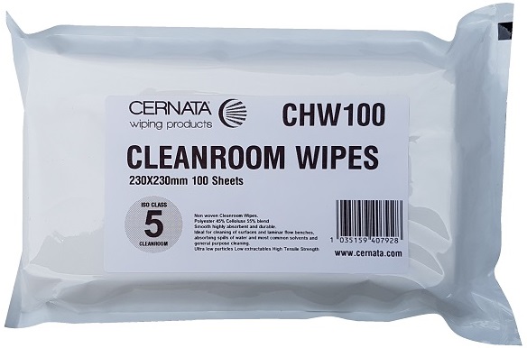 CERNATA ISO 5 Cleanroom Wipes Pack of 100